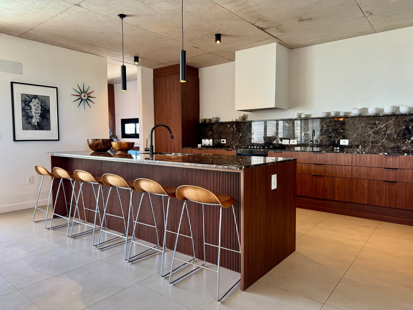 Cocina moderna con isla